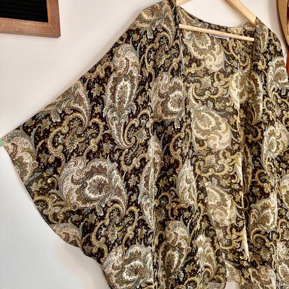 Monday Muse Paisley Kimono One Size - Picture 2 of 8